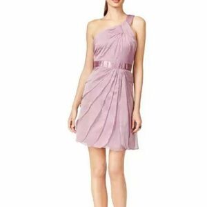 Adrianna Papell  purple love story size 2 fancy chiffon party dress